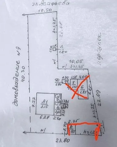 Продам участок 10 соток
С домом под снос❗️

🌇В центре кировского района, г. Донецк, стадион кировец ... - фотография