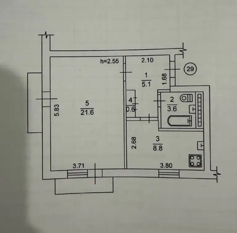 🏡Продам 1-х комнатную квартиру
🌇Город: донецк днр
🏙️Район: калининский р-н,
🗺Города донецк (улица моцарта)

• Этажность–8/9 жилого дома
• Общая площадь–39.1 м2

• В квартире выполнен дизайнерский ремонт
• Санузел совмещённый
• Заменены все коммуникации
• По всей квартире установлена система тёплый пол
• Есть две лоджии, установлена накопительная система для воды

• Квартира продаётся с мебелью и бытовой техникой
• Рядом школа, детский садик, магазины, салон красоты и остановка общественного транспорта
• Документы готовы
🔥Собственник

💴Цена: 4🍋500.000 рублей
☎️+7(949) 312-83-80

📨Подписаться - фотография - 1