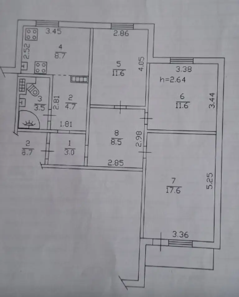 Продажа 3к кв в буденновском районе
По ул. 230 стрелковой дивизии - 32

4Эт /9эт кооперативного дома.
Общ - 70,1 кухня - 8,7м2
Жилая - 40,8м2

Квартира теплпя, пластиковые окна.
Кухня оборудована всей необходимой техникой,
Бонусом посудомоечная машина.
В квартире установленны кондиционеры.
Рядом школа, детский сад, супермаркеты, рынок,
Удобная транспортная развязка, из окон видна дкмд.
Вода по графику.
При желании достаточно места для установки накопителя.
Реальному покупателю скидка.
6 700 000 Р + ан вариант
+7 949 095 32 35
Наталья(миранда, телеграмм) - фотография - 10
